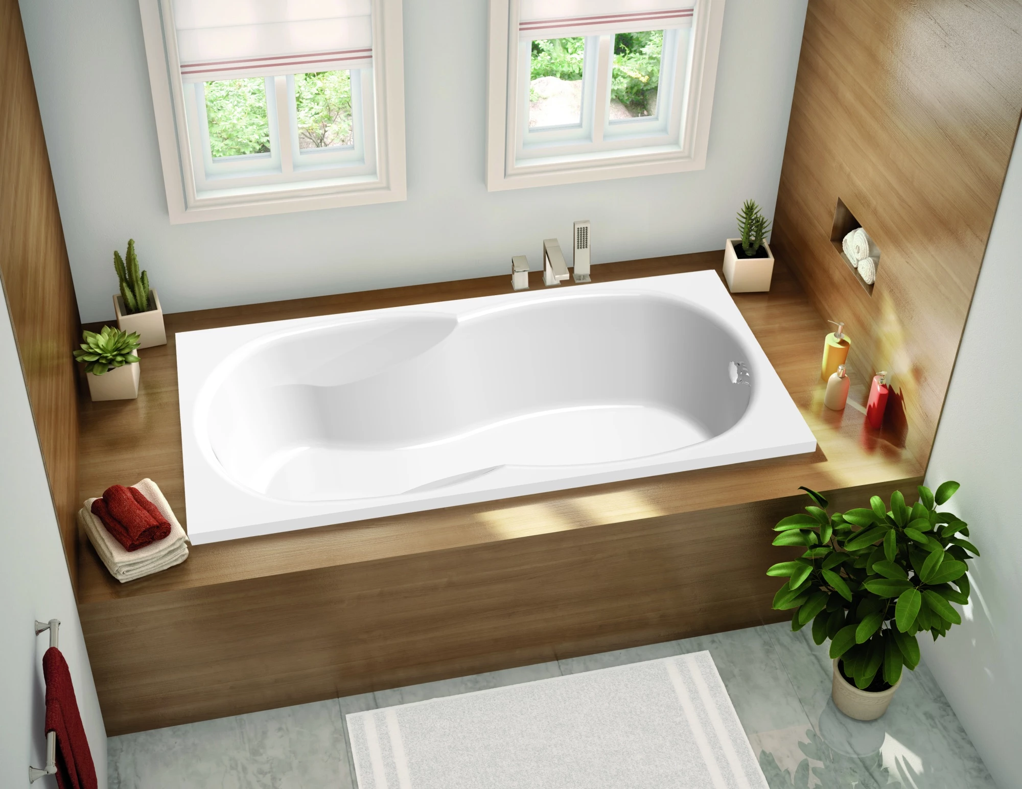 Акриловая ванна C-Bath Vesta 150x70